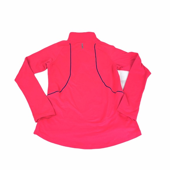 Champion 1/2 Zip Up Sweatshirt, Pink, XSmall - Picture 2 of 6